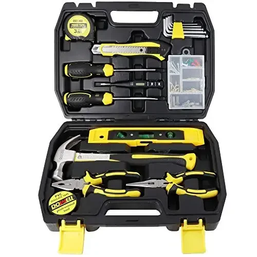 DOWELL Tool Kit Tool Set 116-Piece Household Tool Set Home Hand Tool Kit with Toolbox Storage Case HYT116 