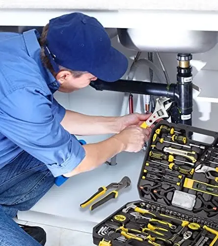 DOWELL Mechanic Tool Set Socket Wrench Auto Repair Tool Set 168-Piece Hand Tool Kit Toolbox Storage Case - 3