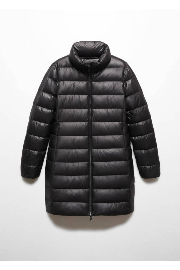 Down-filled water-repellent anorak - Black - 3