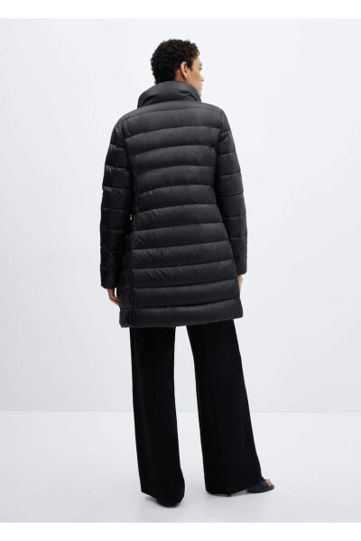 Down-filled water-repellent anorak - Black - 4