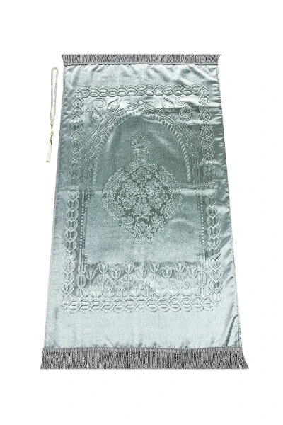 Dowry Gift Boxed Lined Sponge Velvet Carpet Blue - İHVAN