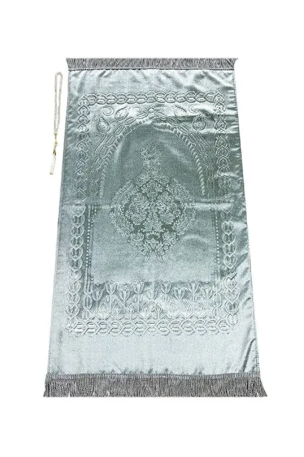 Dowry Gift Boxed Lined Sponge Velvet Carpet Blue - 1