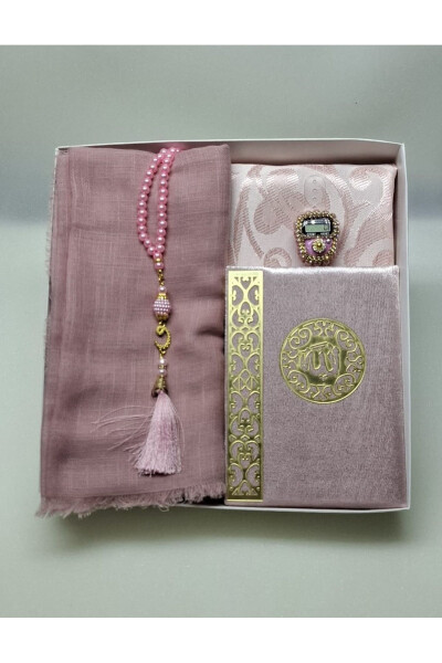 Dowry, Gift, Bridal Set, Yasin, Rosary, Prayer Beads, Prayer Rug Set, Prayer Rug, Gift - 1