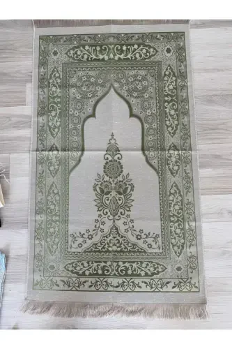 Dowry Prayer Rug Set-Green - 3