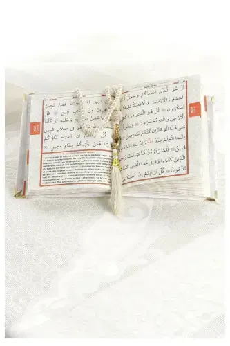 Dowry Prayer Rug Set Luxury Worship Set - Cream Color-Cream - 4