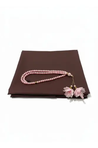 Dowry Rug, Gift, 5-Piece Bridal Dowry, Taffeta Rug, Yasin, Tasbeeh, Shawl, Prayer, Hajj Umrah - YILDIZHAN STORE (1)