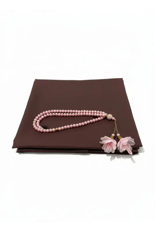 Dowry Rug, Gift, 5-Piece Bridal Dowry, Taffeta Rug, Yasin, Tasbeeh, Shawl, Prayer, Hajj Umrah - 2