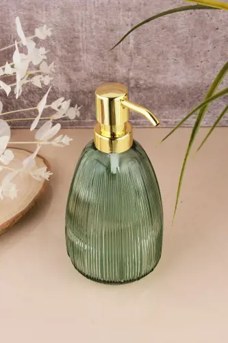 Дозатор для жидкого мыла Angdesign Star Glass - Мятно-зеленый - 1