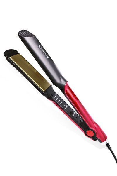 Dp-08 Ceramic Coated Red Detail Hair Straightener - 13