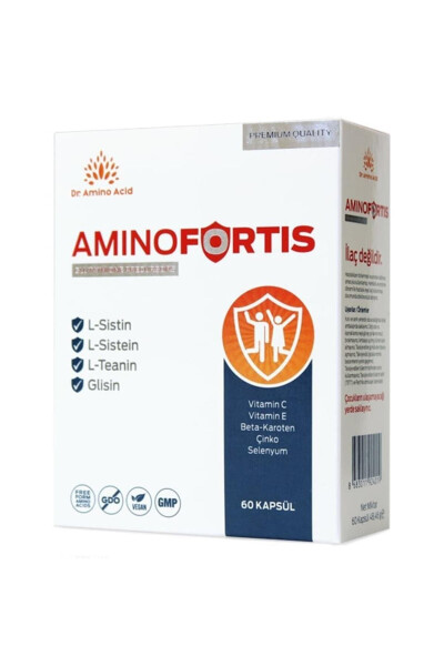 Dr. Amino Asit Aminofortis Preglutathione 60 Kapsül | Amino Asit - 1