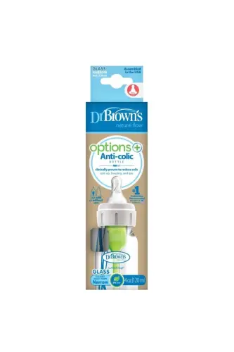 Dr. Brown's Cam Wide Neck Anti-Colic Baby Bottle 120ml - DR.BROWN'S (1)
