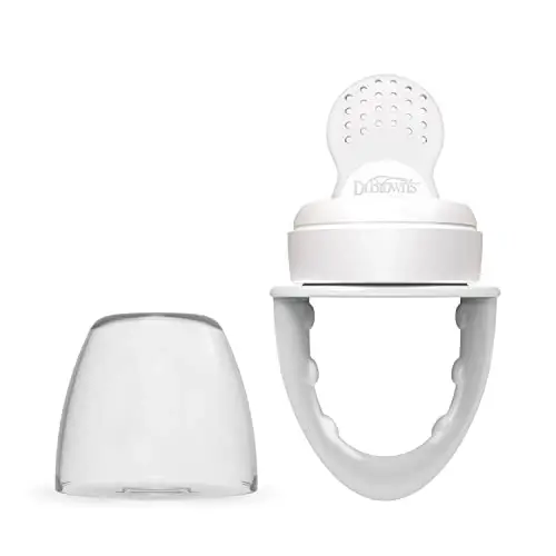 Dr. Brown's Designed to Nourish Fresh Firsts Silicone Feeder, Grey, 1-Pack - 1