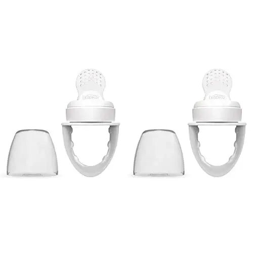 Dr. Brown's Designed to Nourish, Fresh Firsts Silicone Feeder, Grey, One Size (Pack of 2) - 1