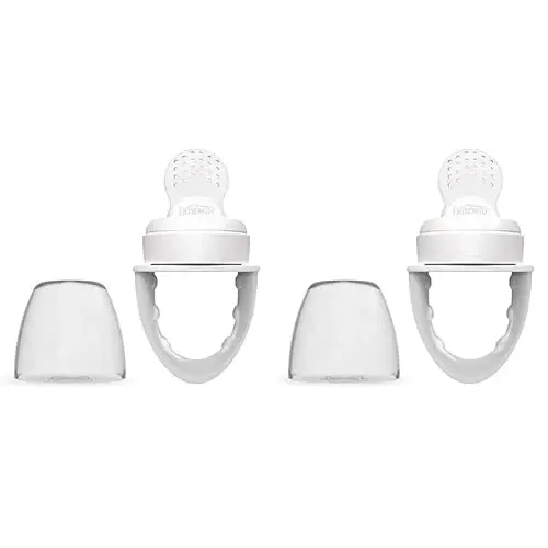 Dr. Brown's Designed to Nourish, Fresh Firsts Silicone Feeder, Grey, One Size (Pack of 2) - 1