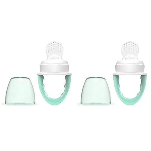 Dr. Brown's Designed to Nourish, Fresh Firsts Silicone Feeder, Mint, One Size (Pack of 2) - DR.