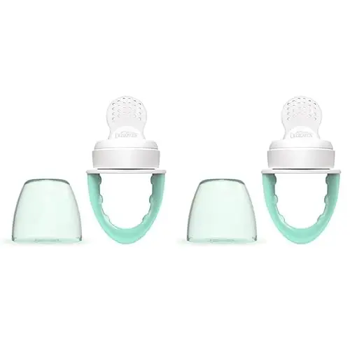 Dr. Brown's Designed to Nourish, Fresh Firsts Silicone Feeder, Mint, One Size (Pack of 2) - 1