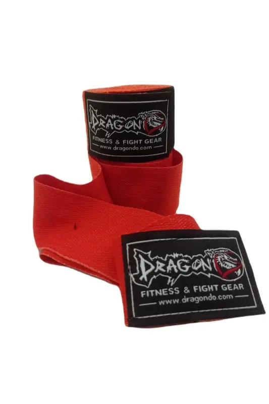 Dragon 83815 5 Meter Elastic Bandage (DOUBLE) Boxing Bandage Wrap-Red - 1
