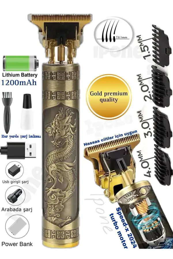 Dragon Steel Case Professional Hair Beard Neckline Design All Body Hair Laser Pre-Shaving Machine - 27