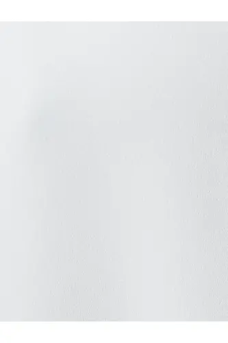 Drape Yoqali Bluz Yengsiz-Ekru - 6