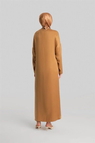 Drapeli va kamarli libos 24y9832 Gold - 6