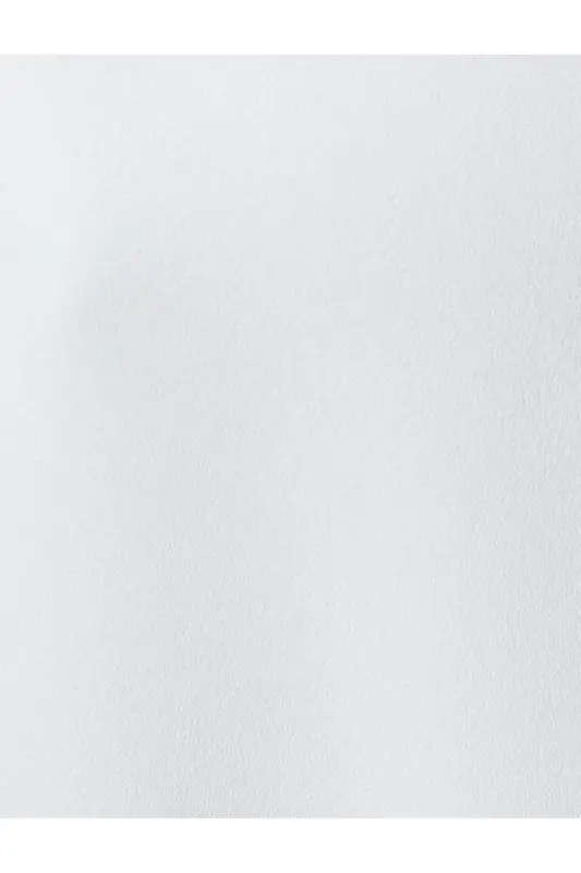 Драпированная Блузка Без Рукавов С V-Образным Вырезом-Экрю - 6