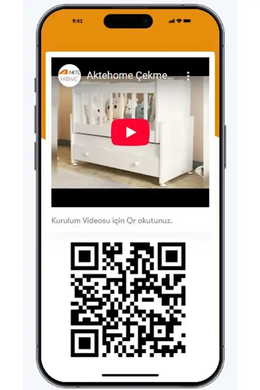 Drawered Rocking Co-Sleeper Wooden Baby Crib White-WHITE - 2