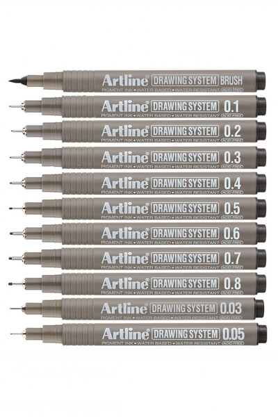 Drawing System Technical Drawing Pencil 11-Piece Full Set - 5