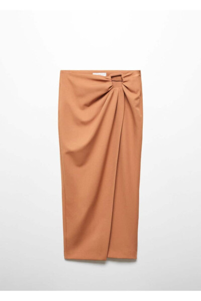 Drawstring Detail Envelope Skirt - 3