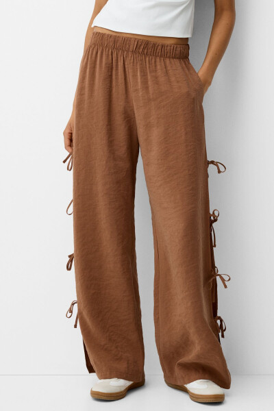 Drawstring Loose-Fit Pants - 1