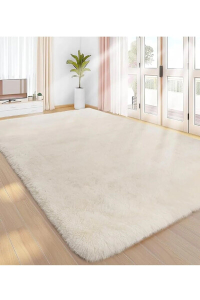 Dream House Plush Rug Soft Cream - 7