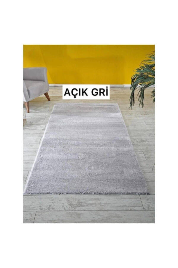 Dream House Plush Rug Soft Light Gray - 3