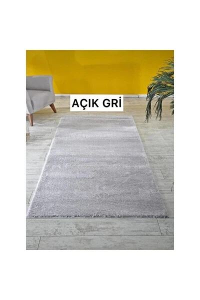 Dream House Plush Rug Soft Light Gray - SARAR