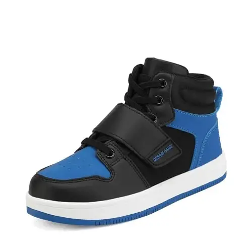 DREAM PAIRS Boys Girls High Top Sneaker LilLegends Skyhigh Basketball Shoes - DREAM