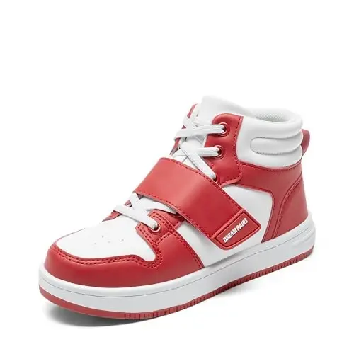 DREAM PAIRS Boys Girls High Top Sneaker LilLegends Skyhigh Basketball Shoes 