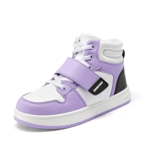DREAM PAIRS Boys Girls High Top Sneaker LilLegends Skyhigh Basketball Shoes 