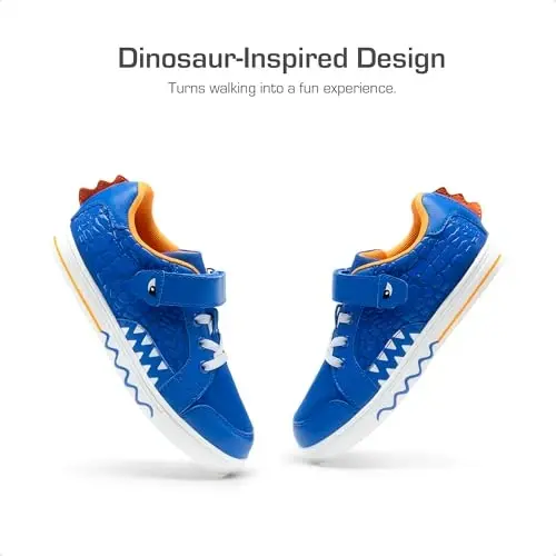 DREAM PAIRS Boys Sneakers Little Kids Toddler Shoes Storybook Causal Walking Shoes Non-Slip with Hook and Loop - 3