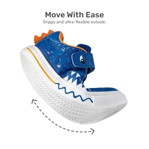 DREAM PAIRS Boys Sneakers Little Kids Toddler Shoes Storybook Causal Walking Shoes Non-Slip with Hook and Loop - 5