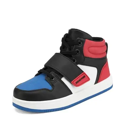 DREAM PAIRS Boys Girls High Top Sneaker LilLegends Skyhigh Basketball Shoes 