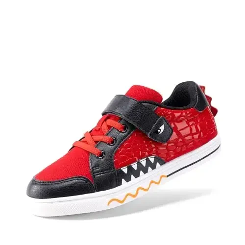 DREAM PAIRS Boys Sneakers Little Kids Toddler Shoes Storybook Causal Walking Shoes Non-Slip with Hook and Loop - 1