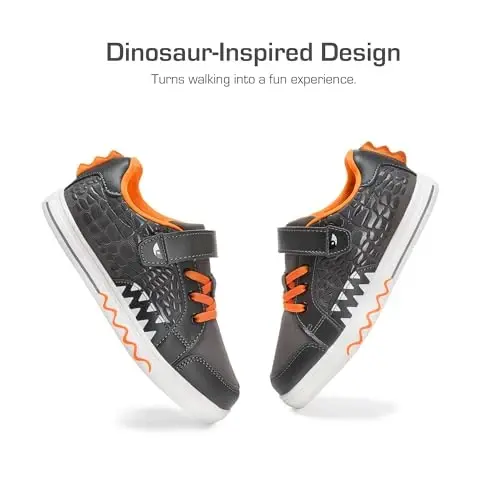 DREAM PAIRS Boys Sneakers Little Kids Toddler Shoes Storybook Causal Walking Shoes Non-Slip with Hook and Loop - 2