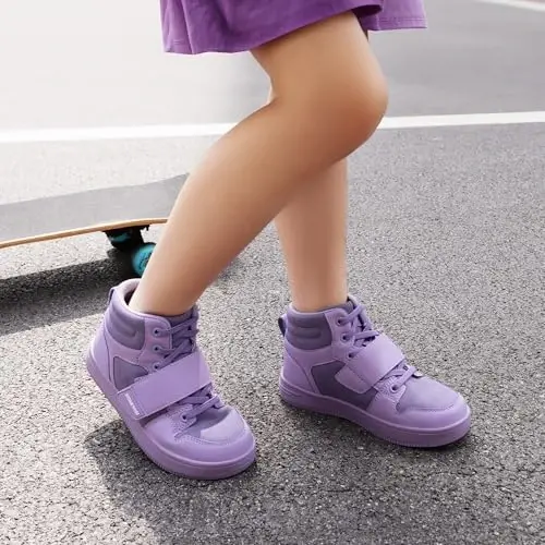 DREAM PAIRS Boys Girls High Top Sneaker LilLegends Skyhigh Basketball Shoes - DREAM (1)