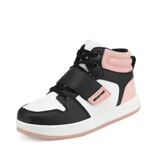 DREAM PAIRS Boys Girls High Top Sneaker LilLegends Skyhigh Basketball Shoes 