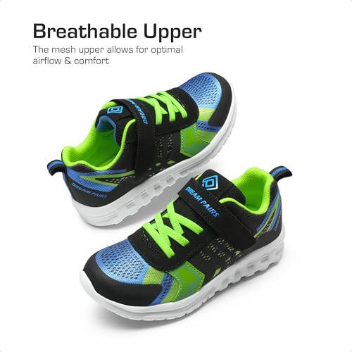 DREAM PAIRS Girls Boys Shoes Kids Tennis EZ-Ons Quicksteps School Sneakers Breathable Running Athletic Shoes - 7