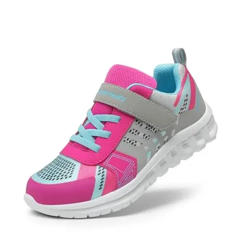 DREAM PAIRS Girls Boys Shoes Kids Tennis EZ-Ons Quicksteps School Sneakers Breathable Running Athletic Shoes - DREAM
