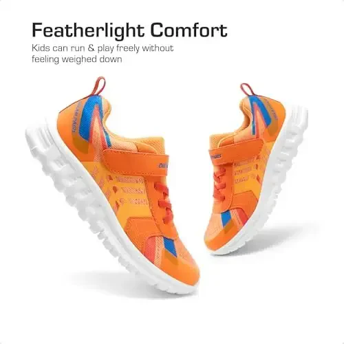 DREAM PAIRS Girls Boys Shoes Kids Tennis EZ-Ons Quicksteps School Sneakers Breathable Running Athletic Shoes - 4