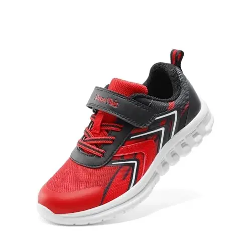 DREAM PAIRS Kids Sneakers Running | Lightweight,Breathable,Comfortable, Non Slip,Hook-and-Loop,Walking, Gym, School, Daily Play - 1