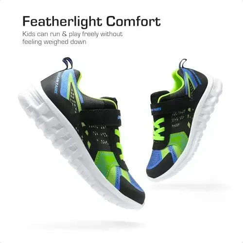 DREAM PAIRS Girls Boys Shoes Kids Tennis EZ-Ons Quicksteps School Sneakers Breathable Running Athletic Shoes - 4