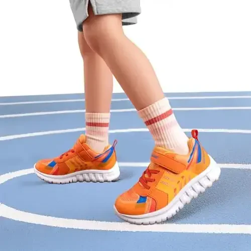 DREAM PAIRS Girls Boys Shoes Kids Tennis EZ-Ons Quicksteps School Sneakers Breathable Running Athletic Shoes - 5