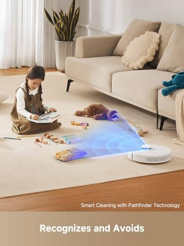 Dreame D10 Plus Gen 2 Robot Vacuum and Mop with Self-Emptying Base for 90 days of cleaning, 6000 Pa suction and LiDAR Navigation, Obstacle Avoidance, Wi-Fi Connected - 13