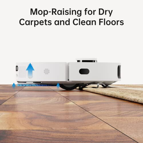 dreame L10s Ultra Robot Vacuum and Mop Combo, Auto Mop Cleaning and Drying, Self-Refilling and Self-Emptying Base for 60 Days of Cleaning, 5300Pa Suction and AI Navigation, Compatible with Alexa - 4